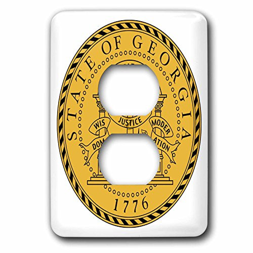 3dRose lsp_55406_6 State Seal Of Georgia (Pd-Us) 2 Plug Outlet Cover 3dRose lsp_55406_6 State Seal Of Georgia (Pd-Us) 2 Plug Outlet Cover