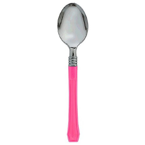 Classic Choice Bright Pink Premium Spoons, 20 Ct.
