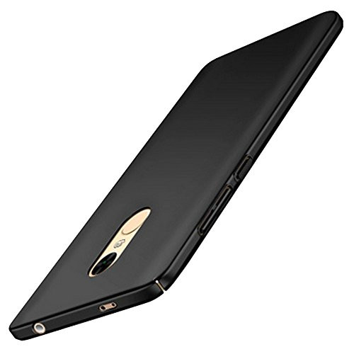 Toppix Case for Xiaomi Redmi Note 4X / Redmi Note 4, Hard PC Backcover [Anti-Scratch] [Ultra-Light] Slim Shell Protective Cover for Xiaomi Redmi Note 4X / Redmi Note 4 (Black)