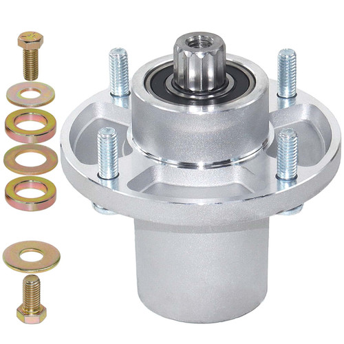 NICHEFLAG 601804 Spindle Assembly Replaces Hustler 607418 Spindle Assembly, Hustler Blade Spindle Assembly 607418, Hustler Raptor sd 54 Parts for Hustler Raptor 48 inch, 54 inch, 60 inch Decks