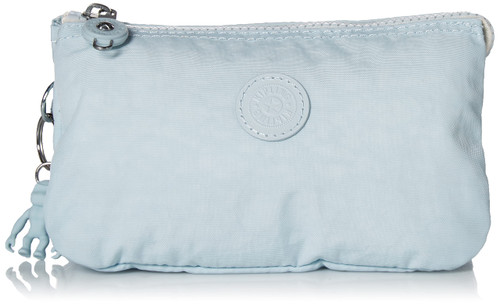 Kipling Women's Creativity Large Pouch, Versatile Cosmetics Kit, Lightweight Travel Organizer, Balad Blue