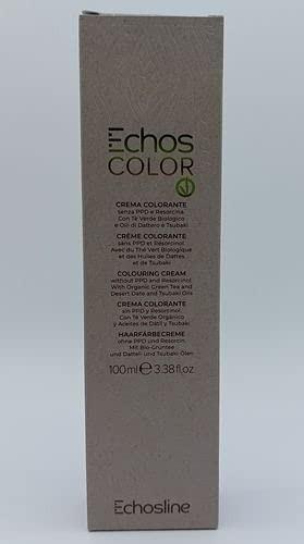 Echosline Echos Color 4.0 Medium Chestnut Colouring Cream Professional Hair Dye - 100 ml. / 3.38 fl.oz.