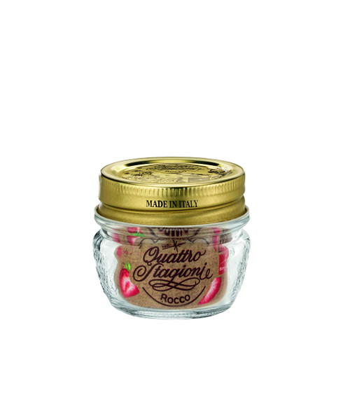 Bormioli Rocco Quattro Stagioni 1.3 oz. Mini Glass Jar with Lid, Clear, Set of 12