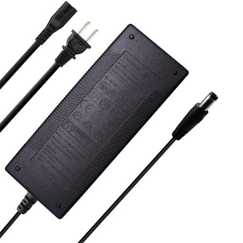 42V 2A Battery Charger Power Adapter, Windseeker Charger PowerFast Inline Connector for 36V/10S Electric Bike and Electric Skateboard Lithium Li-ion Battery