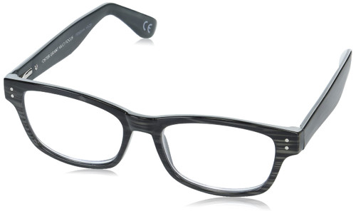 Foster Grant Conan Multifocus Reading Glasses Square, Milky Grey/Transparent, 54 mm + 1,5010366-100.COM