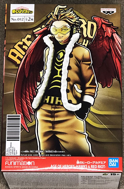 Banpresto - My Hero Academia Age of Heroes Hawks Figure Banpresto - My Hero Academia Age of Heroes Hawks Figure