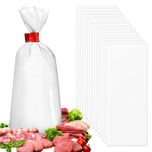 TaoBary 500 Pcs Meat Freezer Bags Meat Bags Wild Game Meat Bags Beef Freezer Bags for Packaging Meat Storage System, White (1 lb) TaoBary 500 Pcs Meat Freezer Bags Meat Bags Wild Game Meat Bags Beef Freezer Bags for Packaging Meat Storage System, White (1 lb)