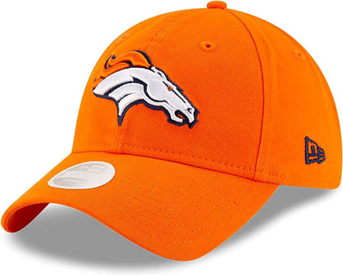 New Era Women's NFL Core Classic 9TWENTY Adjustable Hat Cap One Size Fits All (Denver Broncos Orange)