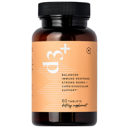 LifeVantage D3+ - Vitamin D3 Immune Support Supplement An Excellent Source of Vitamin K2, Magnesium, and Calcium. Non-GMO, Gluten-Free, Vegetarian, and Dairy-Free - 60 Tablets
