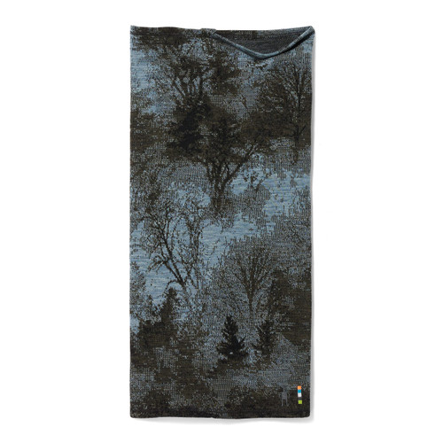 Smartwool Thermal Merino Long Neck Gaiter | Merino Wool Neck Warmer For Men and Women, Black Forest, One Size