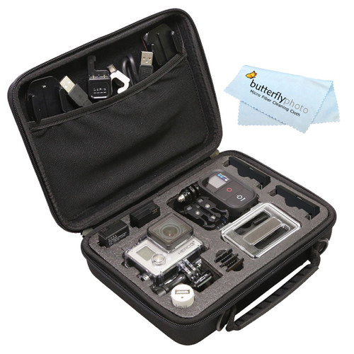 Vidpro Custom Case for GoPro, GoPro Hero, Hero2 Hero3, Hero3+, GoPro HERO4 Silver, GoPro HERO4 Black, GoPro HERO Action Camera and Accessories - For Travel / Home Storage - Complete Protection for Your GoPro Vidpro Custom Case for GoPro, GoPro Hero, Hero2 Hero3, Hero3+, GoPro HERO4 Silver, GoPro HERO4 Black, GoPro HERO Action Camera and Accessories - For Travel / Home Storage - Complete Protection for Your GoPro