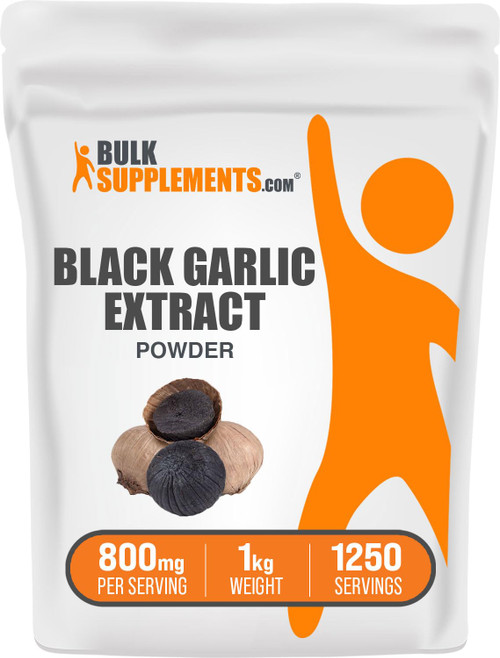 BULKSUPPLEMENTS.COM Black Garlic Extract - Antioxidants Supplement - Aged Garlic Extract - Black Garlic Supplement - Blood Circulation Supplements - Garlic Supplements (1 Kilograms - 2.2 lbs)