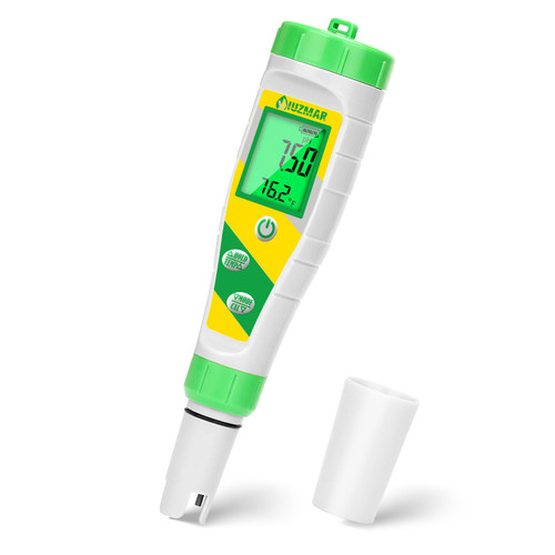 UIUZMAR Digital pH Meter Pool Salt Tester 5 in 1 pH Salt TDS EC Meter Salinity and pH Meter for Saltwater Pool Hot Tubs Spa Aquarium Home Brew pH PPM and EC Meter Hydroponic Nutrient Solution