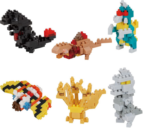nanoblock - Godzilla - Godzilla Assortment 1 (Blind Box Complete Set), mininano Series Building Kit