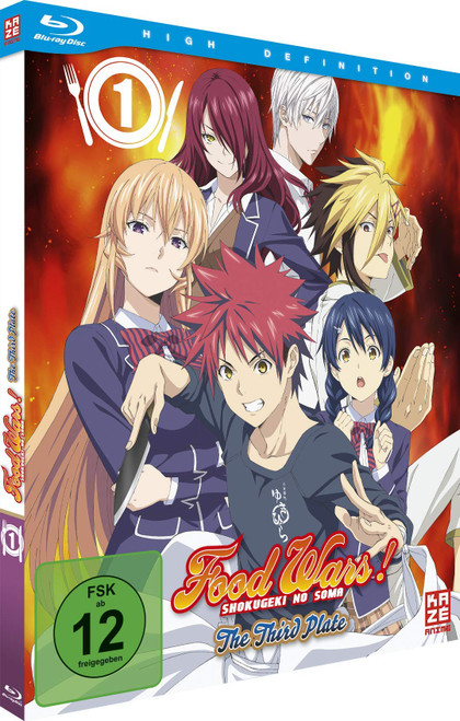 Food Wars! The Third Plate - 3. Staffel - Blu-ray Vol. 1 [2015]