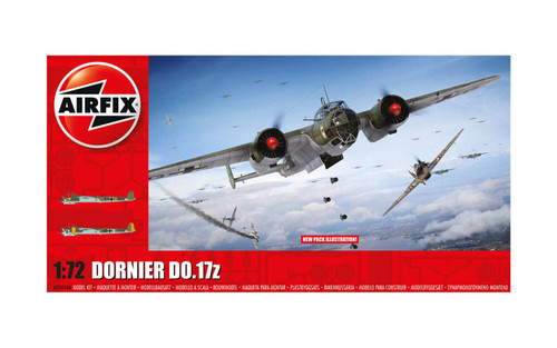 Airfix Dornier Do17z 1:72 WWII Military Aviation Plastic Model Kit A05010A