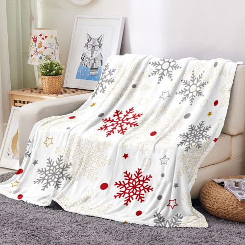 Galoker Christmas Throw Blanket Snowflake Couch Blanket Super Soft Flannel Throw Blanket Winter Plush Fuzzy Warm Bed Blanket Christmas Holiday Decor for Couch Bed 60"X80" Galoker Christmas Throw Blanket Snowflake Couch Blanket Super Soft Flannel Throw Blanket Winter Plush Fuzzy Warm Bed Blanket Christmas Holiday Decor for Couch Bed 60"X80"