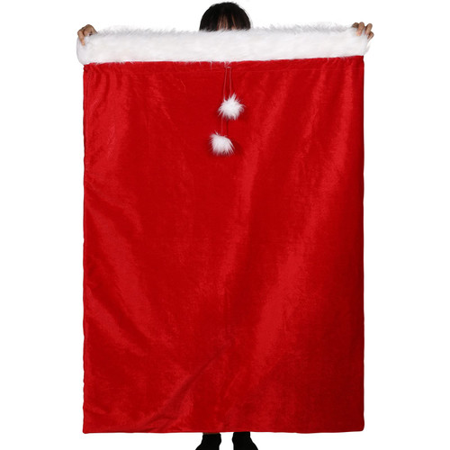 56 x 36 in Jumbo Christmas Red Velvet Santa Bag Giant Santa Gift Sack with Cord Drawstring Christmas Extra Large Santa Claus Bag Sack Christmas Drawstring Bag Gift Wrap Bag for Xmas Present (1) 56 x 36 in Jumbo Christmas Red Velvet Santa Bag Giant Santa Gift Sack with Cord Drawstring Christmas Extra Large Santa Claus Bag Sack Christmas Drawstring Bag Gift Wrap Bag for Xmas Present (1)