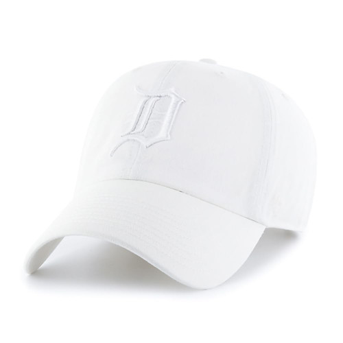 '47 MLB White/White Clean Up Adjustable Hat Cap, Adult One Size (Detroit Tigers White/White) '47 MLB White/White Clean Up Adjustable Hat Cap, Adult One Size (Detroit Tigers White/White)
