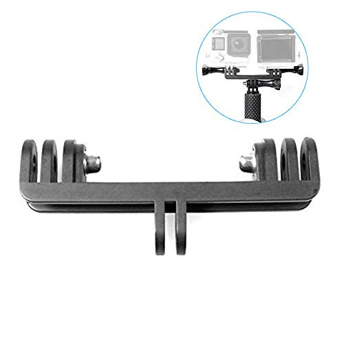 Selens Dual Hero Mount Adapter for GoPro Hero4 Hero3+ Hero3 Hero2 Hero Black/ Silver Cameras and Most Monopod Selfie Stick Selens Dual Hero Mount Adapter for GoPro Hero4 Hero3+ Hero3 Hero2 Hero Black/ Silver Cameras and Most Monopod Selfie Stick