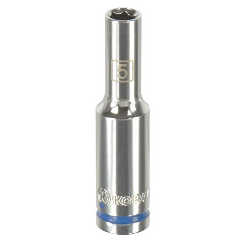 Kobalt 337785 1/4-Inch Drive x 5-mm Deep 6-Point Socket