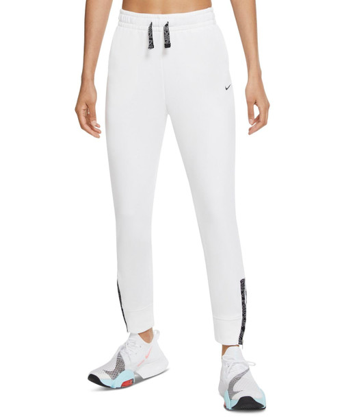 Nike Women's Plus Size Therma-FIT Training Pants (White/Black, 1X)