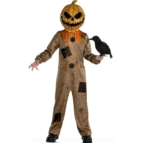 Amscan Kids Rotten Pumpkin Costume Set - Small (4-6), 1 Set - Spooktacular Fun & Easy-to-Wear Halloween Outfit - Perfect for Trick-or-Treating & Parties