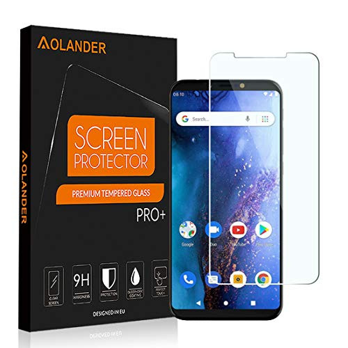 AOLANDER [2-Pack] Screen Protector for BLU VIVO Go,[2.5D Round Edge] [9H Hardness] [High Definition] [Bubble Free] Tempered Glass Screen Protector