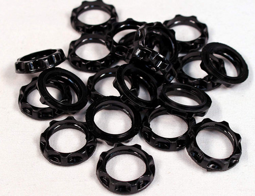 Creative Hobbies Phenolic Rings for Threaded Candelabra Base E12 Sockets - Pack of 20 Pieces