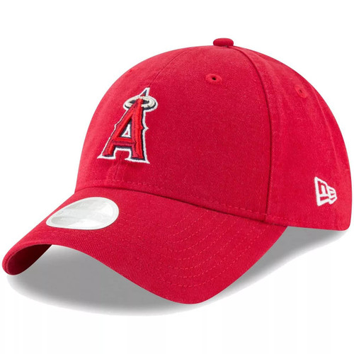 New Era Women's MLB Core Classic 9TWENTY Adjustable Hat Cap One Size Fits All (Los Angeles Angels Red) New Era Women's MLB Core Classic 9TWENTY Adjustable Hat Cap One Size Fits All (Los Angeles Angels Red)