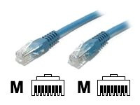 StarTech.com Cat5e Ethernet Cable - 8 ft - Blue - Patch Cable - Molded Cat5e Cable - Short Network Cable - Ethernet Cord - Cat 5e Cable - 8ft