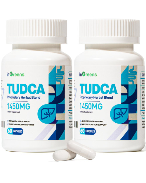 inGreens 1450MG TUDCA Supplement, Bile Salts Liver Support Supplement Complex, Liver Health for Liver Kidney Cleanse Detox and Repair, 60 Capsules inGreens 1450MG TUDCA Supplement, Bile Salts Liver Support Supplement Complex, Liver Health for Liver Kidney Cleanse Detox and Repair, 60 Capsules