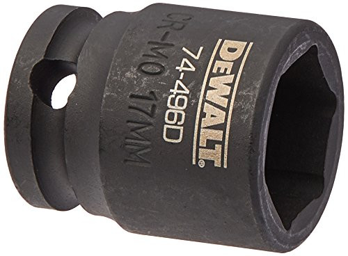 DEWALT 3/8" Drive Impact Socket 6 PT 17MM