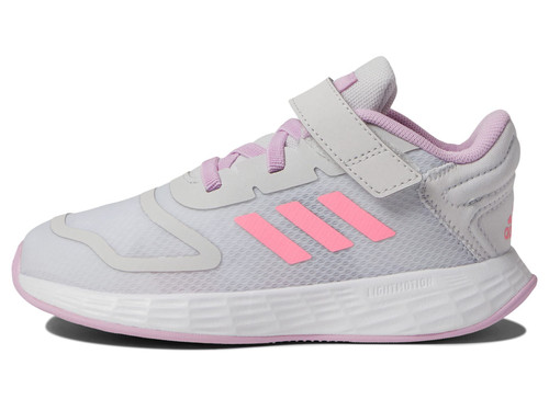 adidas Duramo 10 Running Shoe, Dash Grey/Beam Pink/Bliss Lilac, 3 US Unisex Little Kid