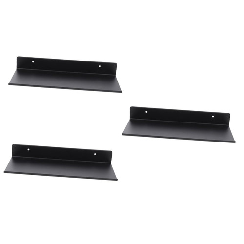 ARTIBETTER 3pcs bathroom shelf Wall Shower Shelf bathroom shower organizer kitchen shelf bath storage shelf black shower Bathroom Floating Shelves Wall Rack Basin shampoo rack aluminum