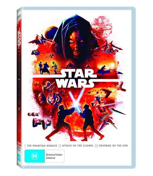 Star Wars: The Phantom Menace / Attack of the Clones / Revenge of the Sith | The Prequels: Episodes 1-3 | NON-USA Format | Region 4 Import, Australia