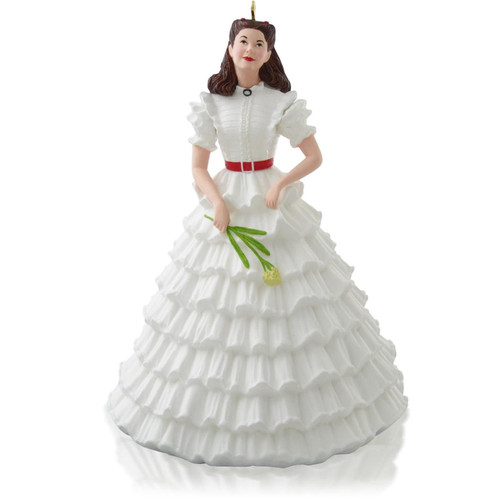 Hallmark Keepsake Ornament Scarlet's White Dress Gone with The Wind Limited Edition 2014