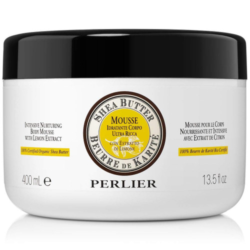 Perlier Intensive Nurturing Shea Butter Body Mousse with Lemon, 13.5 fl. oz. Perlier Intensive Nurturing Shea Butter Body Mousse with Lemon, 13.5 fl. oz.
