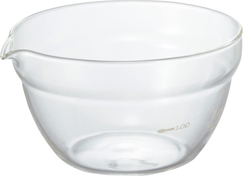 HARIO KB-20-BK Heat Resistant Glass Single Mouth Bowl, 6.8 fl oz (200 ml), Set of 6
