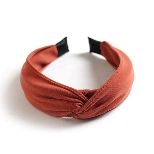 JAZIEL Women's Headband Solid Hairband Turban Cross Knot Hair Accessories Hair Hoop,04,One size