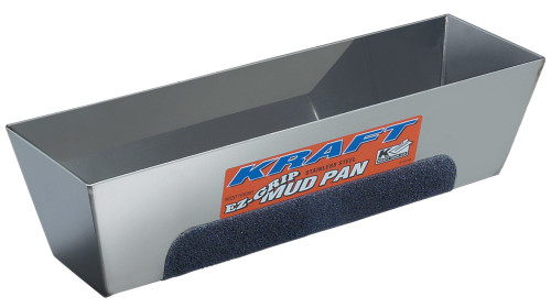 Kraft Tool DW724 EZ-Grip Mud Pan, 14-Inch x 3-Inch