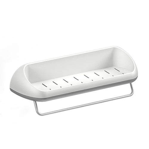 FEEGAR Bathroom Shelf Plastic Shelf in Toilet Toilet Washstand Toilet Wall Mounted Storage Rack Non Perforated Bathroom Towel Rack
