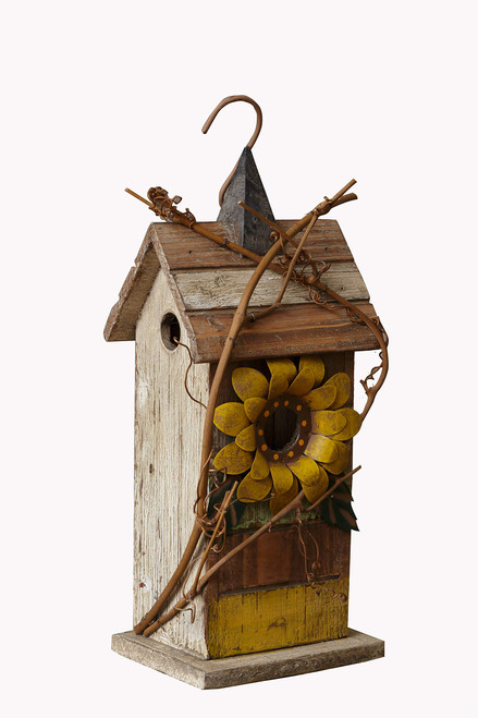 Your Heart's Delight Sunflower Accent Birdhouse, 6x14 inch, Multi Your Heart's Delight Sunflower Accent Birdhouse, 6x14 inch, Multi