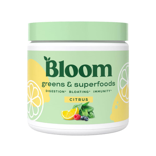 Bloom Nutrition Super Greens Powder Smoothie & Juice Mix - Probiotics for Digestive Health & Bloating Relief for Women, Enzymes with Superfoods Spirulina & Chlorella for Gut Health (Citrus) Bloom Nutrition Super Greens Powder Smoothie & Juice Mix - Probiotics for Digestive Health & Bloating Relief for Women, Enzymes with Superfoods Spirulina & Chlorella for Gut Health (Citrus)