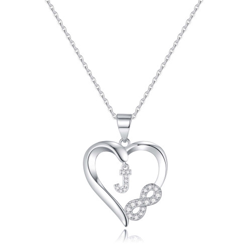 Heart Necklaces Gifts for Women, Sterling Silver Initial J Letter Necklace Jewelry for Women Mother Valentines Day Gifts for Her Girls Christmas Anniversary Birthday Gifts for Mom Wife Girlfriend Heart Necklaces Gifts for Women, Sterling Silver Initial J Letter Necklace Jewelry for Women Mother Valentines Day Gifts for Her Girls Christmas Anniversary Birthday Gifts for Mom Wife Girlfriend