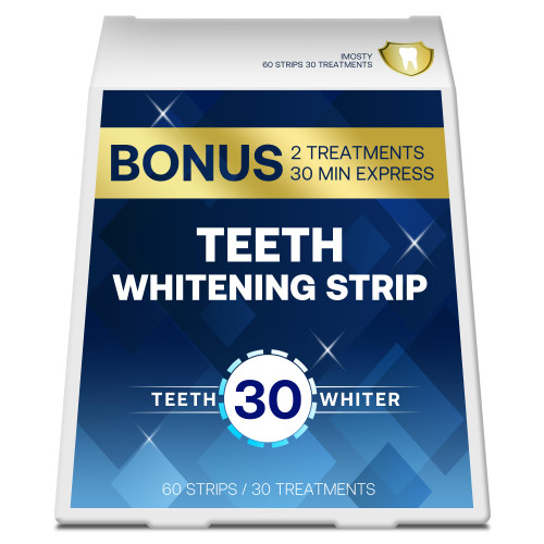 Whitening Strips, Teeth Whitening Strip, 60 Strips for Sensitive Teeth, Professional and Safe Teeth Whitening Kit