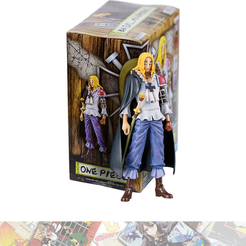 Basil Hawkins: 17cm DXF The Grandline Men Statue Figurine Vol.16 Bundled with 1 A.C.G. Compatible Theme Trading Card (17980)