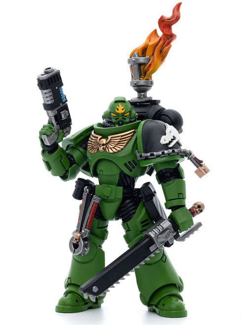 HiPlay JoyToy Warhammer 40K Salamanders Intercessors Sergeant Tsek'gan 1:18 Scale Collectible Action Figure