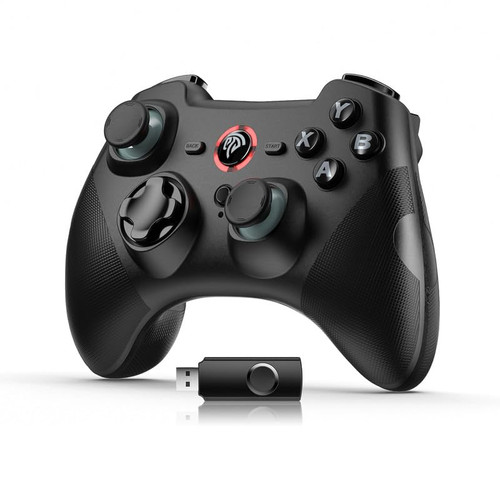 EasySMX Wireless Gamepad Joystick Controller, 2.4G Gaming Controller for PC/PS3/Android/Android TV BOX, with Turbo, Pulg and Play, Dual Vibration, 14 Hours of Playing