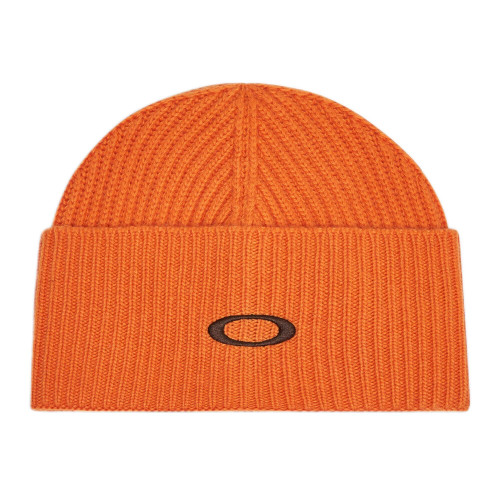 Oakley Ellipse Ribbed Beanie, Burnt Orange, One Size